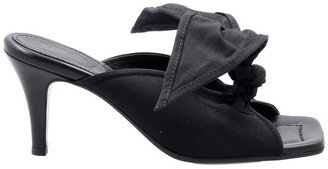 Knot-Detailed Slip On Sandals