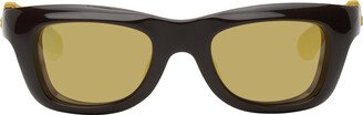 Brown Square Sunglasses-AA