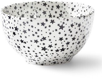 Midnight Sky Ice Cream Bowl, White/Black