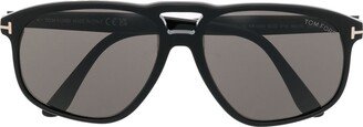 Tinted Double-Bridge Sunglasses