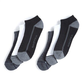 Mens 6 Pack Athletic Core Logo Sock