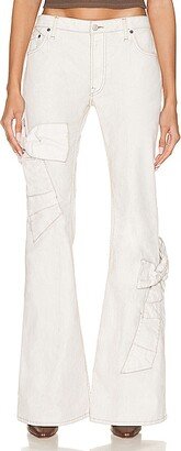 Flare Pant in White