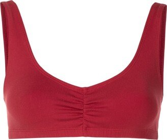 Kick ruched sports bra-AA