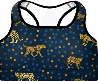 Jessie Zhao New York Sports Bra In Leopards Land