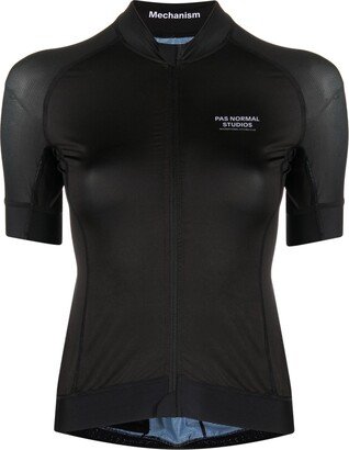 Black Mechanism Cycling Jersey