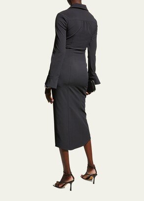 Mckenna Collared Midi Dress