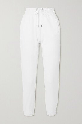 Supima Cotton-jersey Track Pants - White