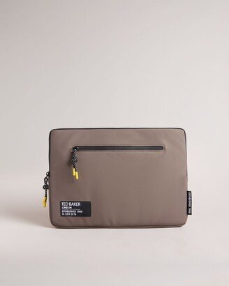 Rubberised Laptop Case in Taupe