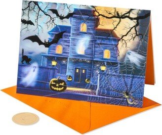 Halloween Cards Lenticular Haunted House - PAPYRUS