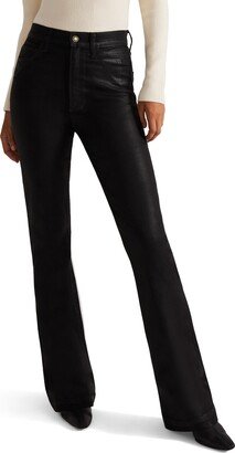 The Valentina Coated Bootcut Jeans