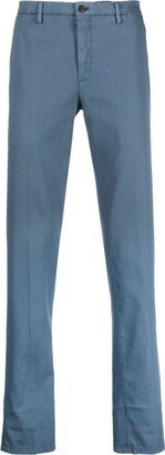 Straight-Leg Cotton Chino Trousers-AH