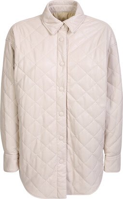 Padded Quilted Jacket Cream