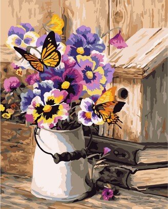 Painting by Numbers Kit Crafting Spark Village Bouquet B129 19.69 x 15.75 in