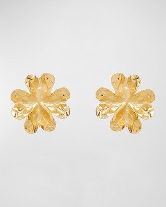 Crushed Clover Earrings