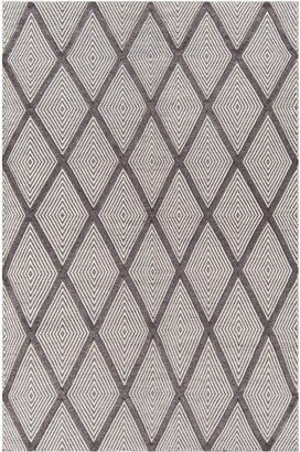 5'x8' Diamond Woven Area Rug Charcoal - Erin Gates