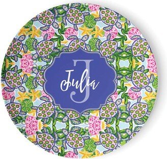 Preppy Turtle Plate Personalized - Picnic Custom Thermosaf Mad For Monograms