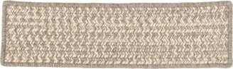 SET-13 Natural Woven Braided Tweed Stair Treads