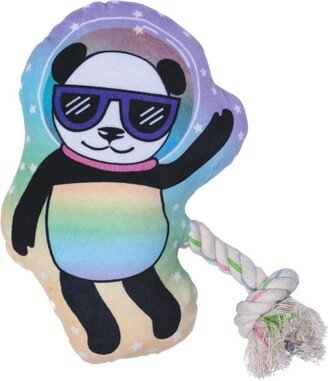Jojo Modern Pets Space Panda Crinkle And Squeaky Magical Plush Dog Toy