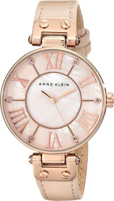 Women's 10/9918RGLP Rose Gold-Tone Watch with Leather Band