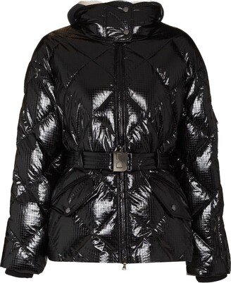 Mara High-Shine Quilted Jacket