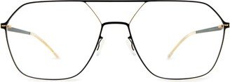 Jelva Gold/jet Black Glasses