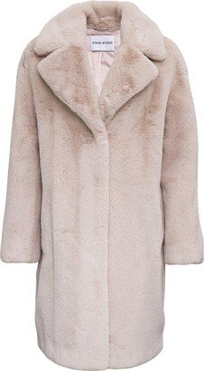 Camille Cocoon Faux Fur Coat-AB