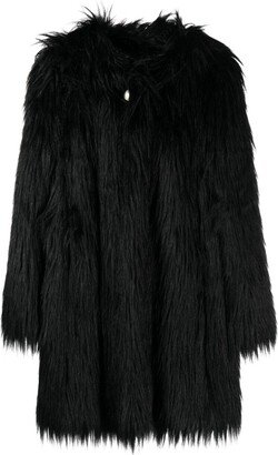 ALABAMA MUSE Faux-Fur Cotton Coat