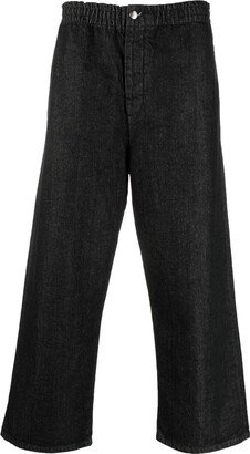 Kobe wide-leg cropped jeans