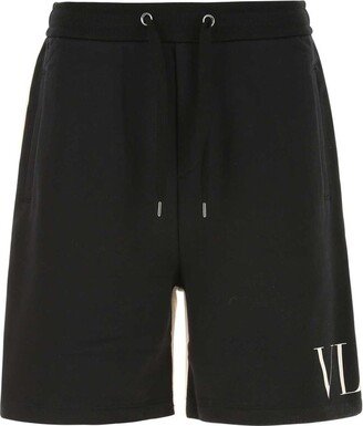 Drawstring Track Shorts-AA