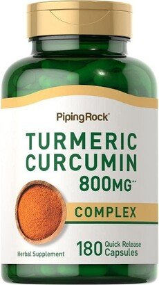 Piping Rock Turmeric Curcumin 800mg | 180 Capsules