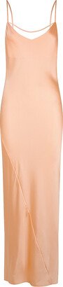 St Cloud Label Coco Silk Cami Dress - Peach Nectar