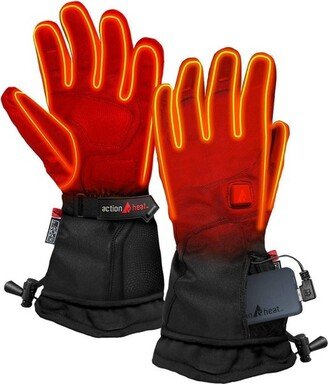 5V Battery Heated Men' Premium Glove - Black M