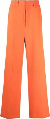 Wide-Leg Tailored Trousers-BC