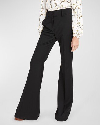 Rhein Flare Crepe Pants-AA