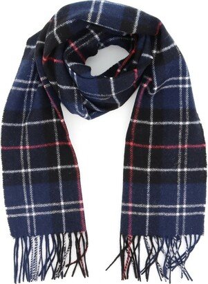 Tartan Fringed Scarf-AA