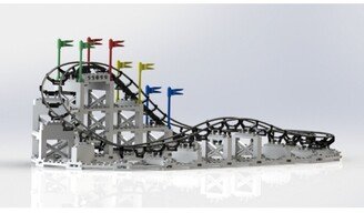 Coaster Dynamix Cdx Blocks Brick Construction Little Dipper Roller Coaster Building Set