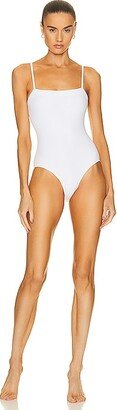 Aquarelle One Piece Swimsuit in White