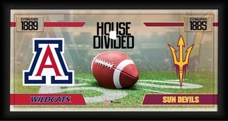 Fanatics Authentic Arizona State Sun Devils vs. Arizona Wildcats Framed 10 x 20 House Divided Football Collage