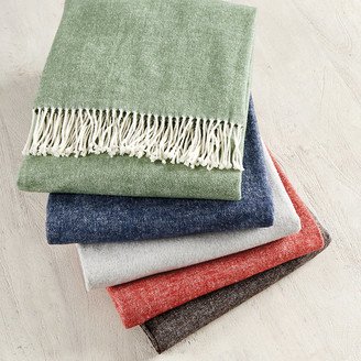 Classic Herringbone Throw Dune