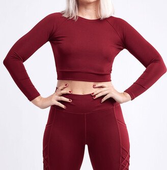 Jupiter Gear Long-Sleeve Crop Top