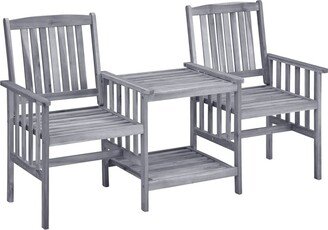 Patio Chairs with Tea Table 62.6