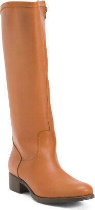 Leather Tall Shaft Boots for Women-AB