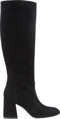 Flareblock 85MM Suede Knee-High Boots-AA