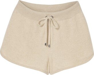 Linda Meyer-Hentschel The Four Seasons Cashmere Shorts — Natural Beige