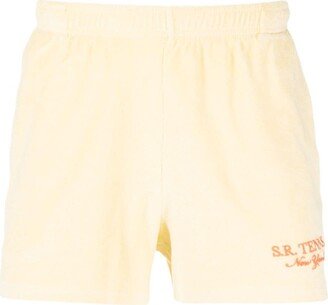 Logo-Embroidered Terry-Cloth Shorts