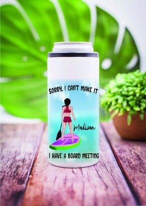 Paddle Boarding Friendship Sup Girl Gift Slim Skinny Can Coolers