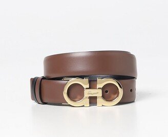 Gancini reversible leather belt