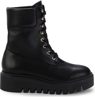 Chalet Leather Combat Boots