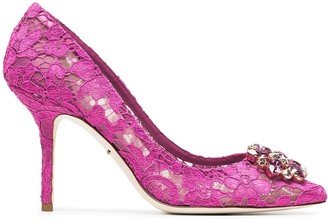 Belucci Taormina lace 90mm pumps