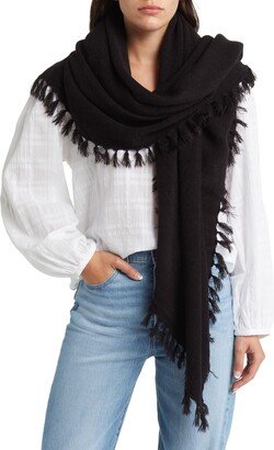 Textured Tassel Scarf